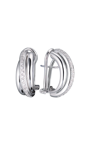 Серьги Leo Pizzo White Gold & Diamonds (36758)