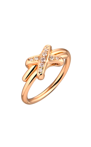 Кольцо Chaumet Jeux de Liens ring in rose gold 081239 (37764)