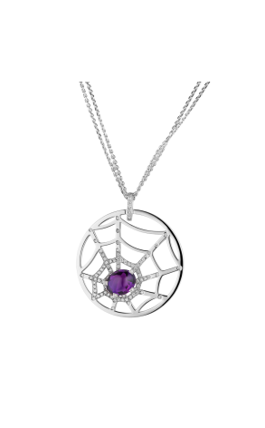 Подвеска Chaumet Attrape Moi Catch Me Spider White Gold Diamond Amethyst (40844)