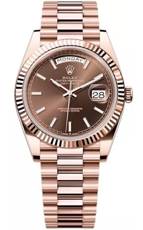 Часы Rolex Day-Date 40 mm Everose Gold 228235-0053 (38341)