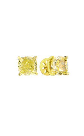 Пусеты Yanush Gioielli 3,00 - 3,00 ct O-P/VS1-VS2 Cushion Diamond (43146)