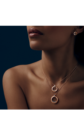 Серьги Chopard Happy Diamonds Rose Gold 83A017-5001 (41592) №3