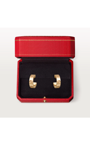 Серьги Cartier Love Classic Model Yellow Gold B8022500 (42248) №2
