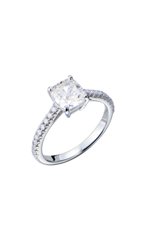 Кольцо Tiffany & Co 1,22 ct E/VS1 Cushion Cut Brilliant in Platinum (42644)