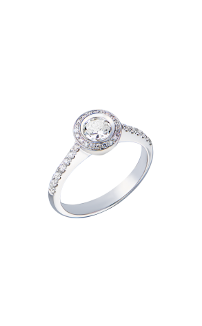 Кольцо RalfDiamonds 1,01 ct I/SI1 Round Cut Diamond & White Gold RDR (41934)