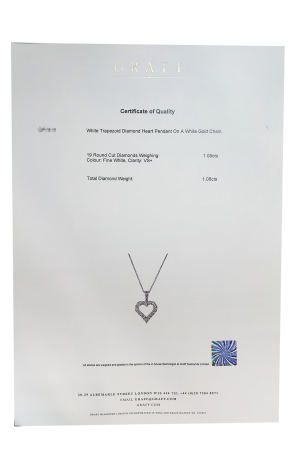 Подвеска GRAFF Diamond Heart Silhouette RGP048 (36522) №2