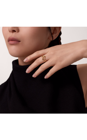 Кольцо Cartier Juste un Clou Double Yellow Gold & Diamonds (SIZE 50) CRB4211850 (42004) №3