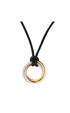 Подвеска Cartier Trinity Medium Model & Diamonds B3040900 (41153)