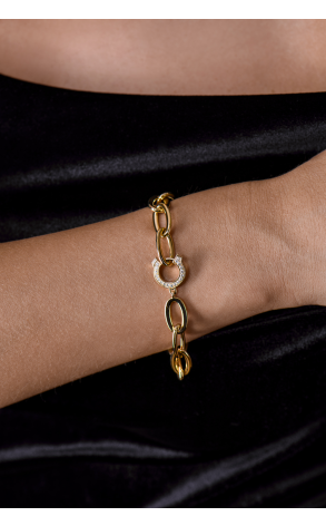 Браслет Cartier C de Yellow Gold & Diamonds (42880) №3