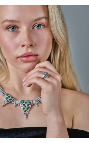 Кольцо Cartier White Gold Diamant Legers (40596) №3