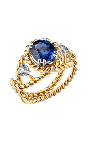 Кольцо Tiffany & Co Schlumberger® Rope 2.60 ct Sapphire (36499)