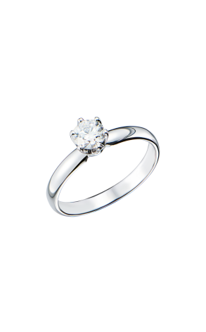 Кольцо  0,40 ct F/VVS2 Round Diamond White Gold (43075)