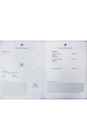 Подвеска RalfDiamonds из белого золота с бриллиантом 1,70 ct G/VS1 GIA (36001) №3