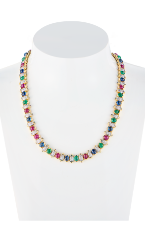 Колье Vasily Konovalenko Magnificent demi-parure of necklace Bvlgari model (43221)