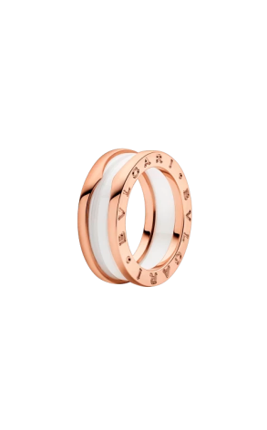 Кольцо Bvlgari B.zero1 Two-Band White Ceramic (SIZE 52) 347013 (40845)