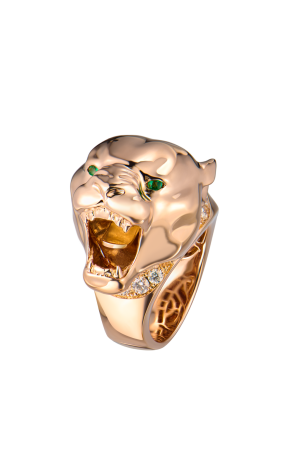 Кольцо Stenzhorn Tiger Rose Gold & Diamonds & Tsavorites (43538) №2