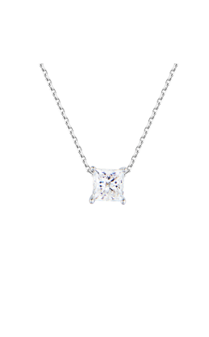 Подвеска GIA 1,04 ct E/SI2 Square Cut Diamond & White Gold (42188)