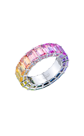 Кольцо RalfDiamonds 10,37 ct Multicolor Sapphire White Gold RDR (43569)