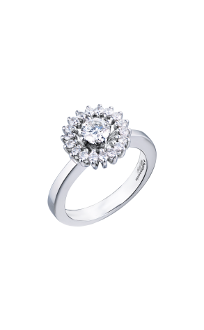 Кольцо RalfDiamonds White Gold 0.85 ct Round Diamonds (38105)