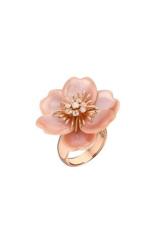 Кольцо  в стиле Van Cleef & Arpels ‘Rose de Noel’ (40608)