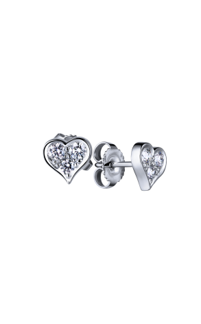 Пусеты Tiffany & Co Platinum Diamond 0,37 ct Heart (37183)