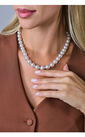 Колье Mikimoto 9-12 mm White South Sea Cultured Pearl Necklace (40767) №3