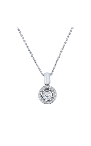 Подвеска  0,33 ct J/I1 & 0.18 ct Round Diamonds (41960)