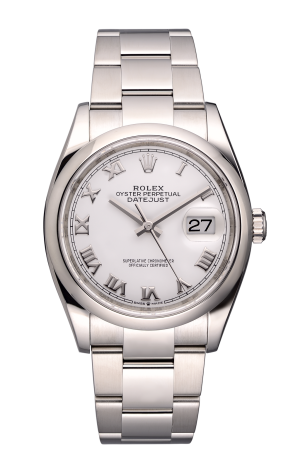 Часы Rolex Datejust 36 Stainless Steel White Roman Dial 126200 (36034)