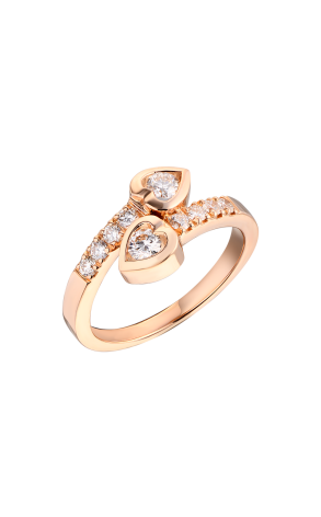 Кольцо  0.58 ct Round Diamonds & Rose Gold (38631)