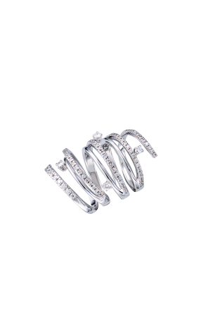 Кольцо Tamara Comolli Curriculum Vitae 1,09 ct Round Cut Diamonds & White Gold (42059)