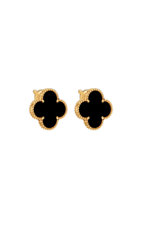 Серьги Van Cleef & Arpels Magic Alhambra yellow gold, Onyx VCARA44300 (41865) №3