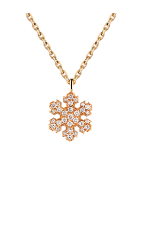 Подвеска Bvlgari Snowflake Rose Gold & Diamonds (36520)