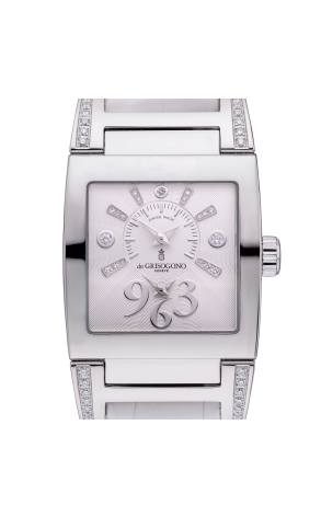 Часы De grisogono Instrumentino Steel & Diamonds N04 (35744) №2