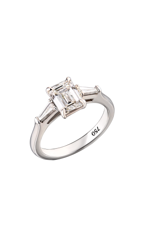 Кольцо GIA 1,50 ct I/VS1 Emerald Brilliant (40716)