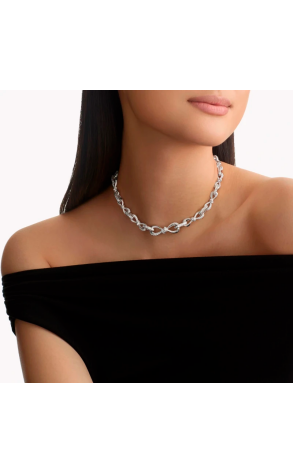 Колье  в стиле GRAFF Tilda's Bow Diamond Link Necklace 8,53 ct (42056) №3