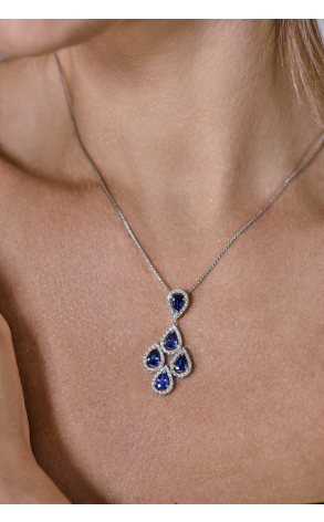 Подвеска Prima Exclusive Handmade Pendant with Sapphires & Diamonds (42492) №3