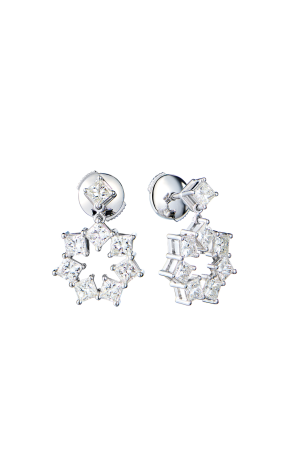 Серьги Chopard 2,35 ct Square Diamonds & White Gold 836499-1001 (42425)