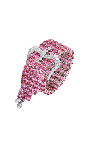 Браслет Legnazzi Fantasy Pink Tourmaline & Diamond & White Gold (40179)