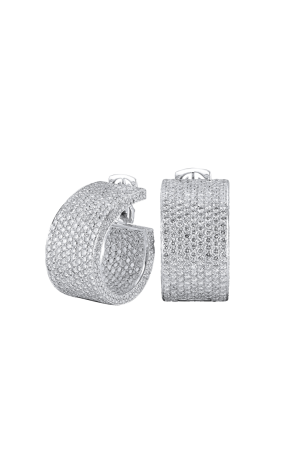 Серьги Garbo 19,8 сt F/VS1 White Gold Diamonds (36767)