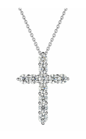 Крест RalfDiamonds 2.20 ct G/VS White Gold Diamonds Large Model RDP (37986)