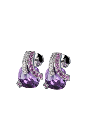 Серьги Feraud Amethyst & Sapphire & Diamonds (37861)