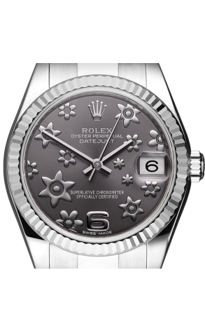 Часы Rolex Datejust 31 mm Grey Flower Dial 178274 (37211) №2