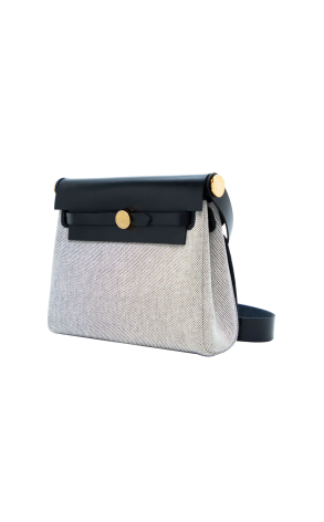 Сумка Hermes Herbag Zip 20 bag Canvas With Leather (43850)