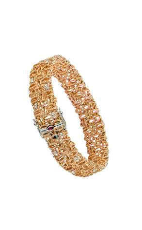 Браслет Roberto Coin New Barocco Collection Rode Gold & Diamonds (41658)