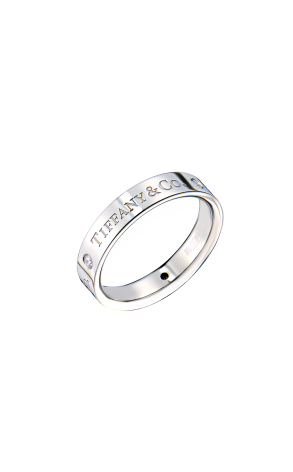 Кольцо Tiffany & Co Platinum Wedding Band 4 mm (SIZE 54) (41510)