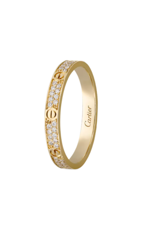 Кольцо Cartier Love Small Model Yellow Gold Diamonds B4218000 (36875) №3