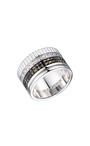 Кольцо Boucheron Quatre Black Edition Large Ring (SIZE 49) JRG01782 (41877)