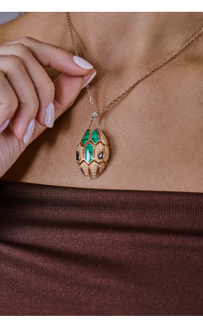 Подвеска  в стиле Bvlgari Serpenti Seduttori (41213) №2