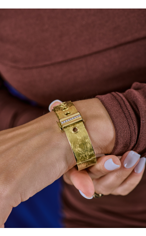 Браслет Zero By Torrini Yellow Gold & Diamonds Bracelet (39805) №4