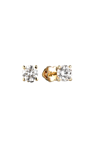 Пусеты  0,60 ct H/VS1 - 0.55 ct J/VS1 (40795)